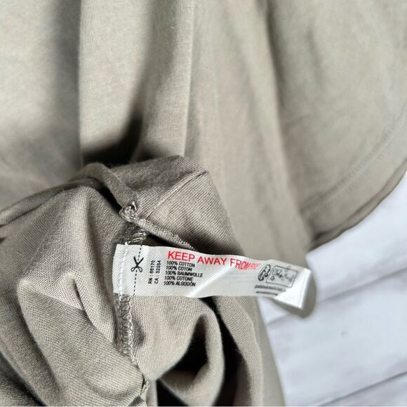 Free People Movement Inspire Logo Sage Green Crop T-shirt S NWT $48 - Picture 9 of 9